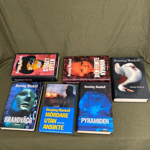Henning Mankell - Bokpaket totalt 18 böcker!!