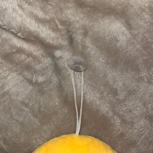 Emoji kudde 14 cm med sugpropp