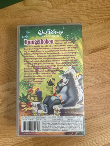 Djungelboken Walt Disney Klassiker VHS
