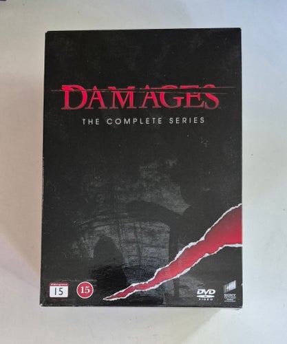 Damages - The Complete Series / Säsong 1-5 / Svensk Text / Fint Skick / DVD Box