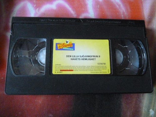 DEN LILLA SJÖJUNGFRUN 2, HAVETS HEMLIGHET, VHS, BARNFILM