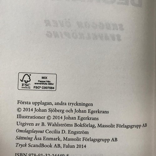 DEMONDECKARNA Skuggor över Svavelköping Johan Sjöberg & Johan Egerkrans 2014