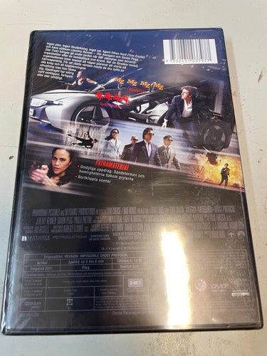 Dvd - Mission: Impossible - Ghost Protocol - Inplastad
