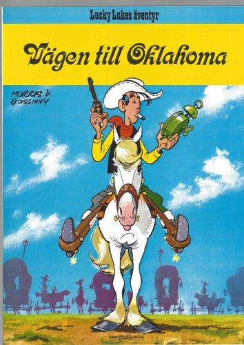 Lucky Luke Vägen till Oklahoma skick vf