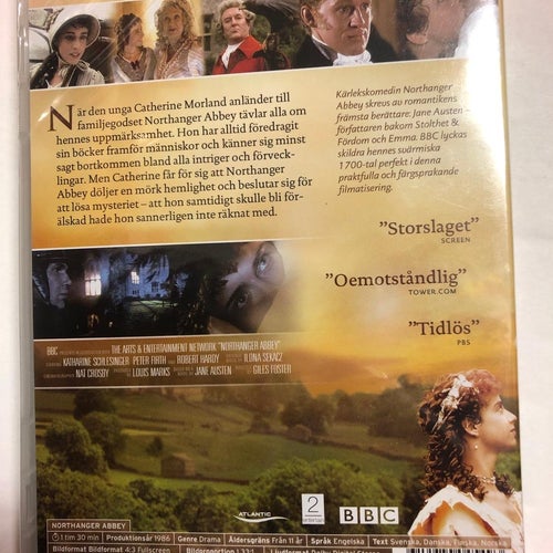 DVD Northanger Abbey INPLASTAD