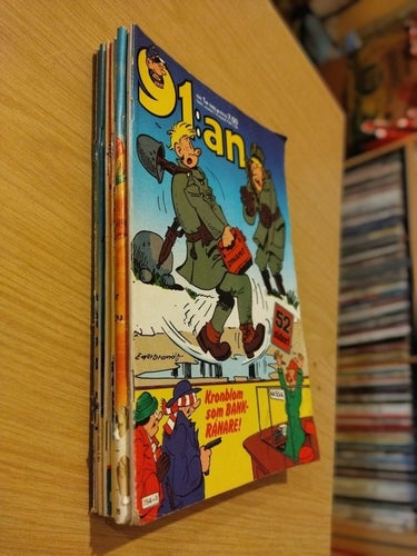 Samling 91:an 1985 flera nummer 8 styck