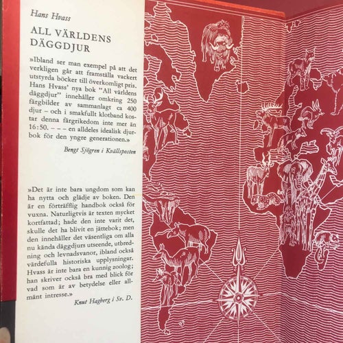 ALL VÄRLDENS DÄGGDJUR Hans Hvass 1959