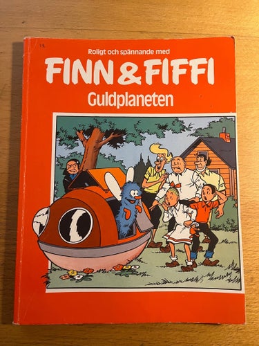 Finn & Fiffi: Guldplaneten av Willy Vandersteen, 1980
