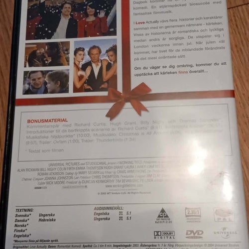 Dvd/Love Actually (svensk text)