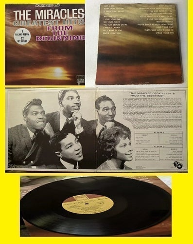 SMOKEY ROBINSON AND THE MIRACLES GREATEST HITS FROM THE BEGINNINGS 1965 USA EXC