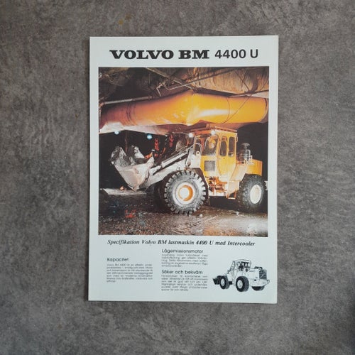 Broschyr Volvo BM 4400 U
