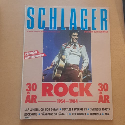 Schlager tidning, 30 år av Rock