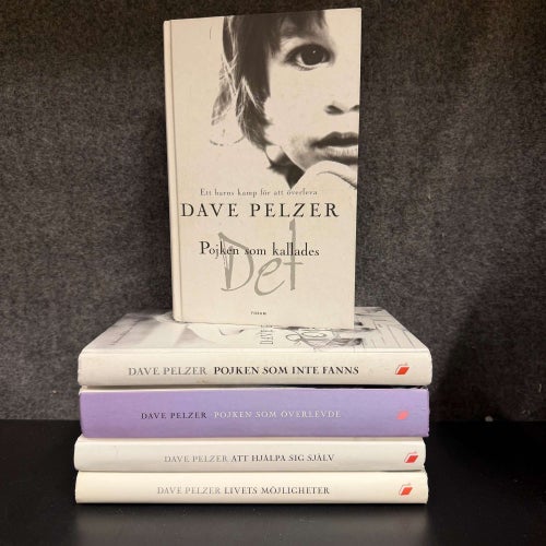 5 böcker av Dave Pelzer - Pojken som kallades Det, som inte fanns, som överlevde
