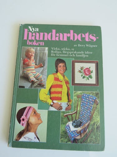 HANDARBETSBOKEN -RETRO MÖNSTER/KLÄDER/IDEÉR -STICKA/VIRKA - 88 SID.- SAMLARE