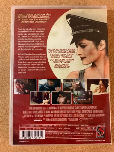 NATTPORTIEREN (1974) NY inplastad DVD Svensk text STUDIO S, Charlotte Rampling