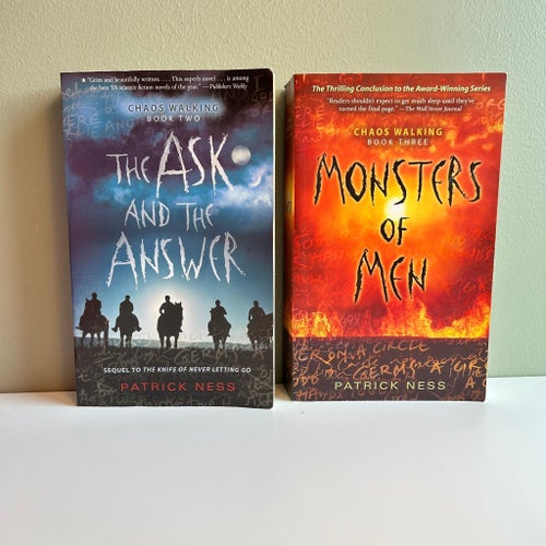 Patrick Ness x2 - Chaos Walking - The Ask & the Answer /Monsters of Men -Häftade