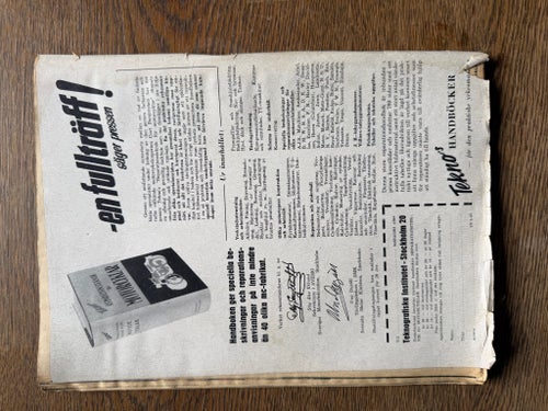 MC-NUMMER TEKNIKENS VÄRLD 1957