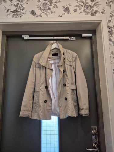 Beige tunn kappa XS