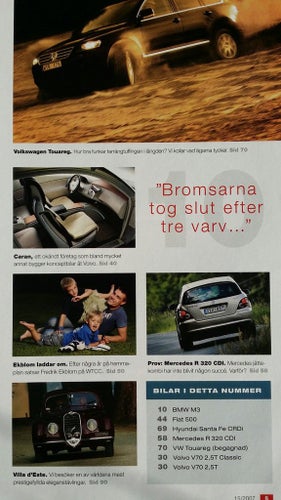 Auto motor & sport 15 2007: BMW M3, Mercedes R 320 CDI, Volvo V70 2,5T II vs N