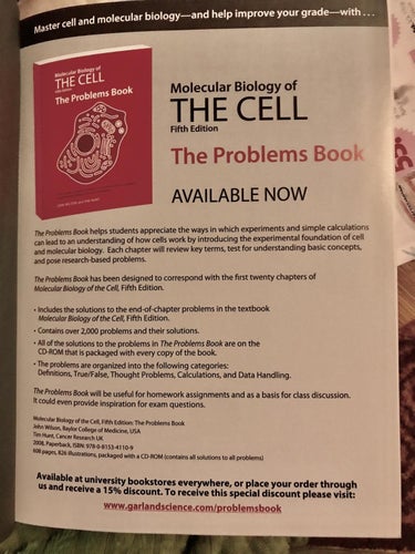 MOLECULAR BIOLOGY OF THE CELL Fifth edition Reference edition 2008