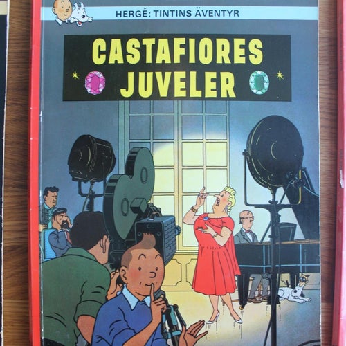 Tintin Castafiores Juveler 1971 4:e upp