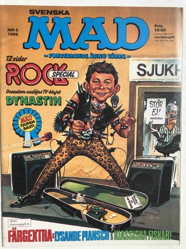 MAD - 1985:5 VF-NM med fiskplansch