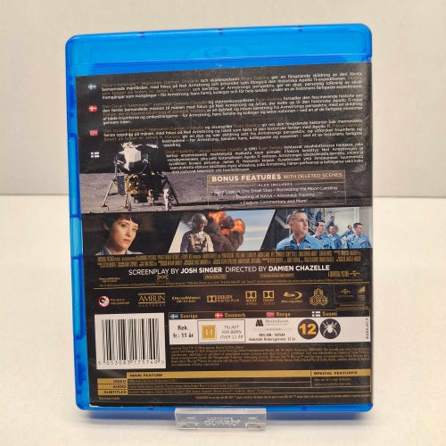 First man - Ryan Gosling - Blu-ray film, Svensk text, Fint skick
