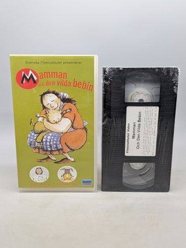 Mamman och den vilda bebin - Svenskt tal - Ny Inplastad VHS