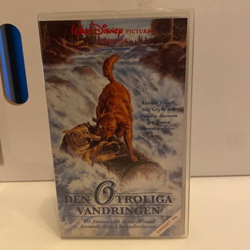 Den Otroliga Vandringen VHS