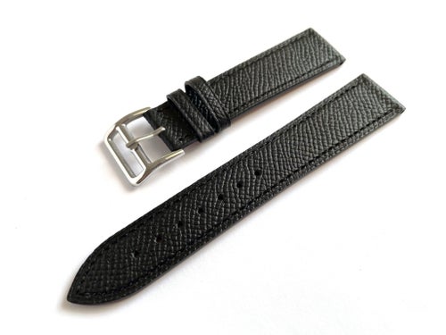 Klockband Läder Premium 18mm - Svart