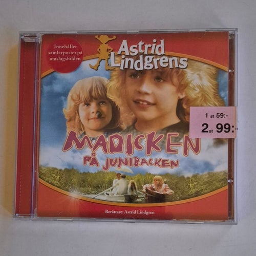 Astrid Lindgrens Madicken på Junibacken CD - Ljudbok - Inkl Poster
