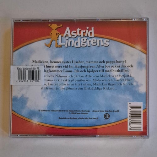 Astrid Lindgrens Madicken på Junibacken CD - Ljudbok - Inkl Poster