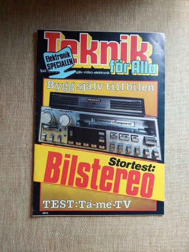 Teknik för Alla, Nr 6, 1981