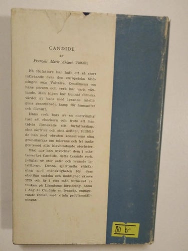 Candide - Voltaire. bok, inbunden. Very Fine