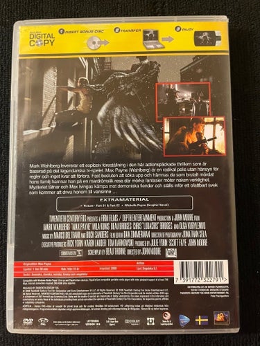 Max Payne Harder Cut 2-disc DVD