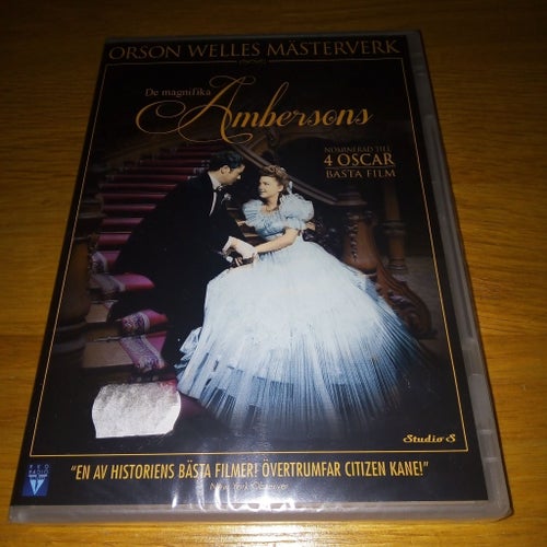 De magnifika Ambersons,DVD, UTGÅTT! Inplastad! Raritet!