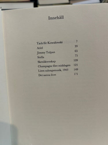 Det sanna livet av Göran Tunström. Bok. Very Fine plus