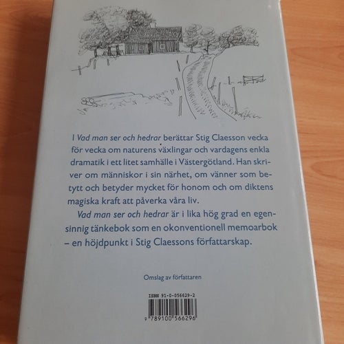 Vad man ser och hedrar - Stig Claesson