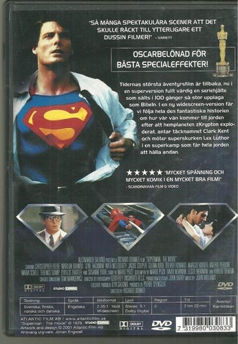 ** SUPERMAN The movie med Christopher Reeve **