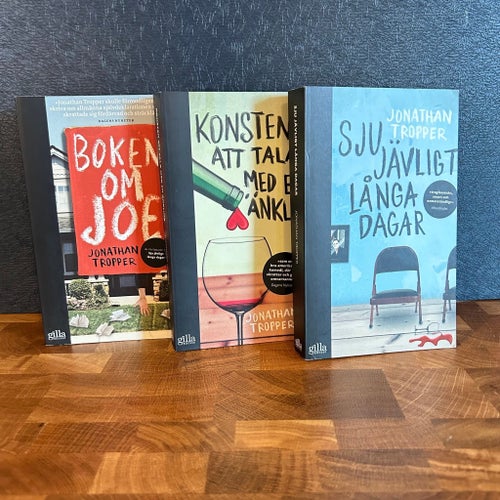 Jonathan Tropper x 3 - Sju jävligt långa dagar, Boken om Joe etc. - Pocket