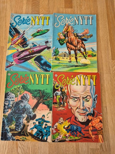 SerieNytt 4 st från 1960 nr 6-9.