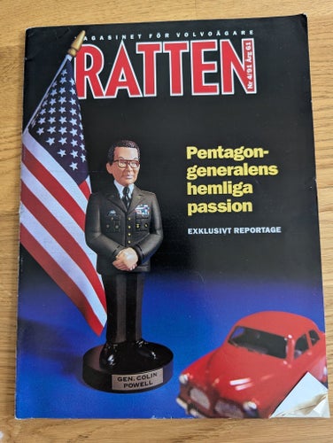 Ratten Nr 4/91 Årg 61 general Colin Powell Volvo intresse