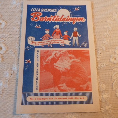LILLA SVENSKA, BARNTIDNINGEN, 1960 NR 6, TIDNING