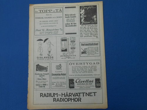 Söndags-Nisse nr 45 1922 Radio Västerås