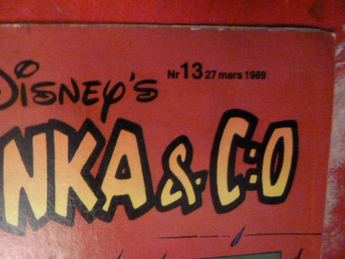 KALLE ANKA & CO, NR 13-1989, TIDNING