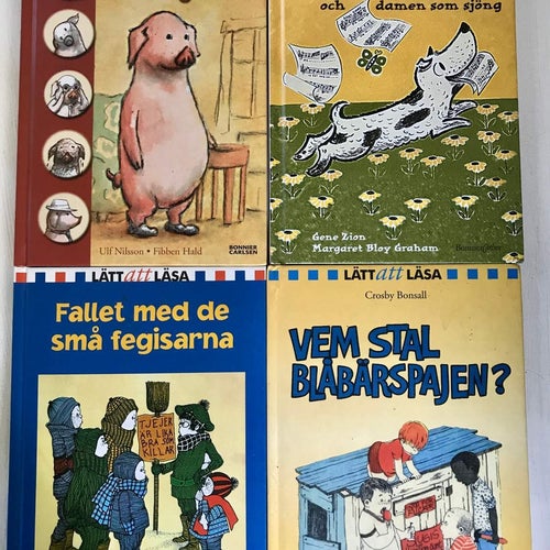 4 LÄTT ATT LÄSA Bonnier Carlsen förlag 1998 - 2008