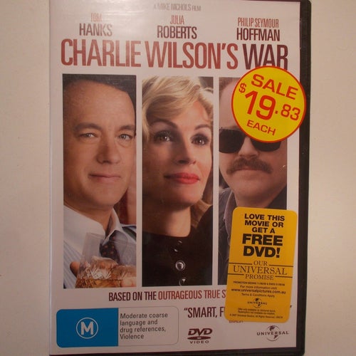 CHARLIE WILSON'S WAR (2007) Inplastad Australien DVD Tom Hanks Julia Roberts