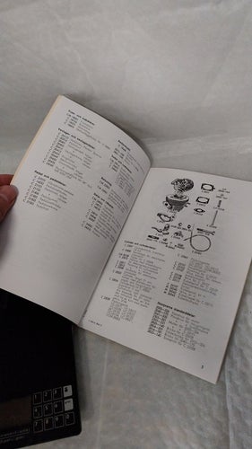 Reservdels Katalong För Husqvarna Novolette 3311