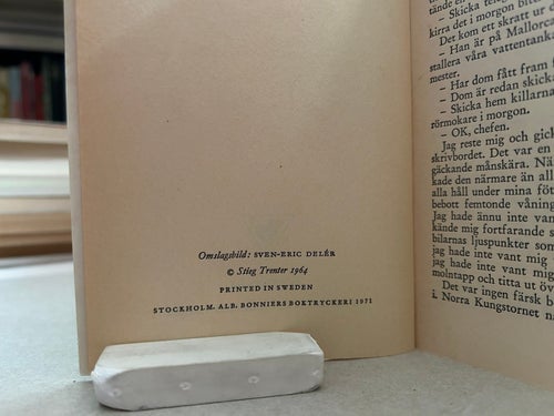 Guldgåsen av Stieg Trenter, bok, Very good plus