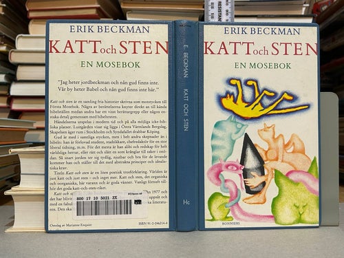 Katt och sten en mosebok av Erik Beckman. bok, Very Good plus, BM